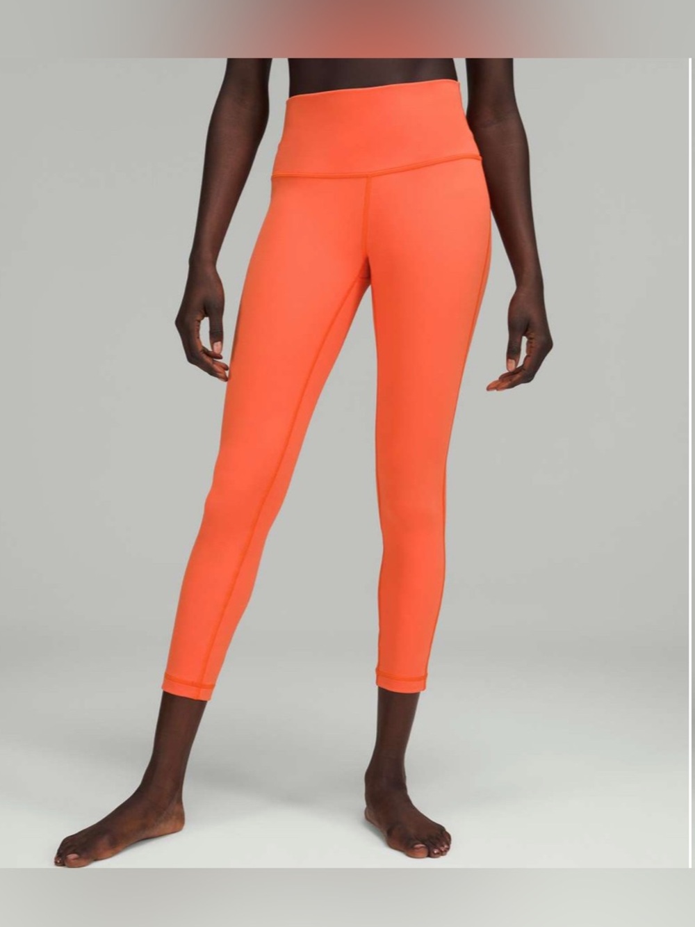 Lululemon Wunder Under High-Rise Tight 25" (Warm Coral/4/NWT)